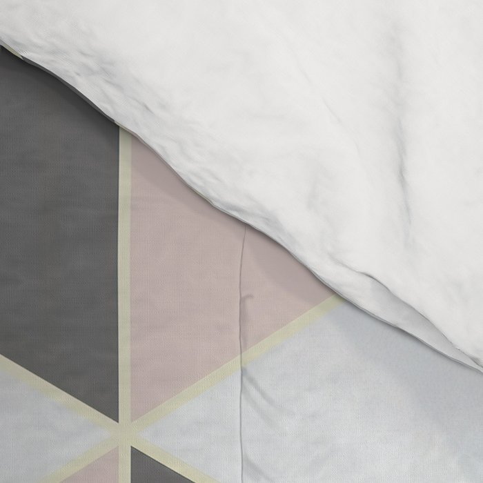 Blush Marble Cube Comforter Gallery Image 4