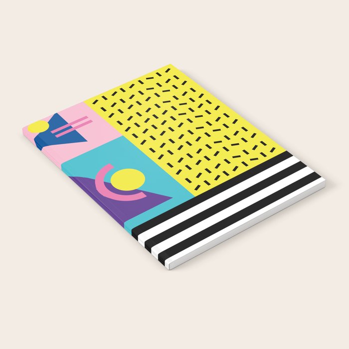 Memphis pattern 53 - 80s / 90s Retro Notebook Gallery Image 2