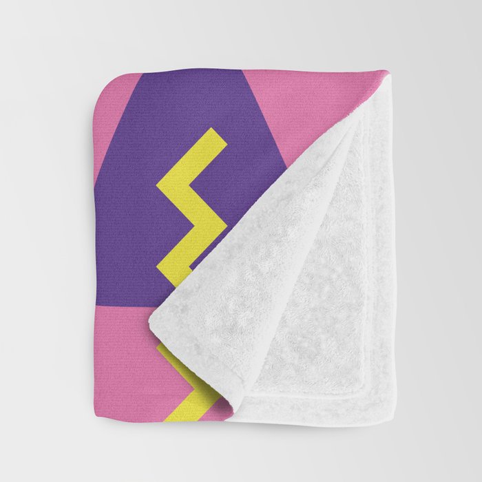 Memphis pattern 53 - 80s / 90s Retro Throw Blanket Gallery Image 3