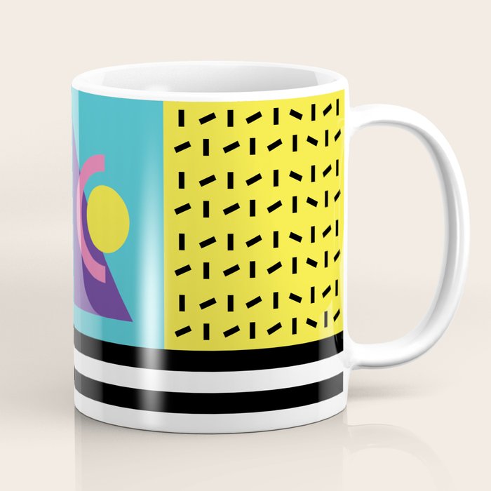 Memphis pattern 53 - 80s / 90s Retro Coffee Mug Gallery Image 1