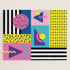 Memphis pattern 53 - 80s / 90s Retro Jigsaw Puzzle Gallery Image 1