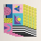 Memphis pattern 53 - 80s / 90s Retro Wrapping Paper Gallery Image 3
