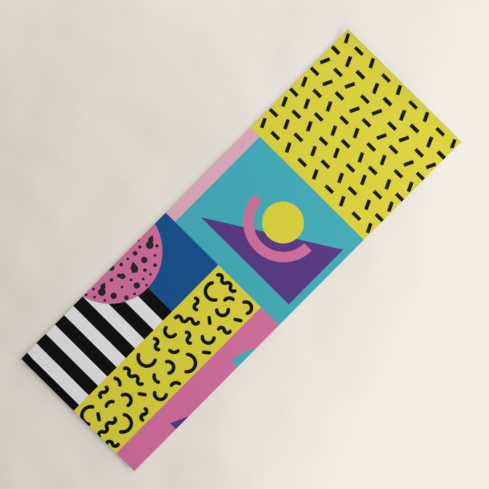 Memphis pattern 53 - 80s / 90s Retro Yoga Mat Gallery Image 1