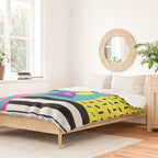 Memphis pattern 53 - 80s / 90s Retro Duvet Cover Gallery Image 2