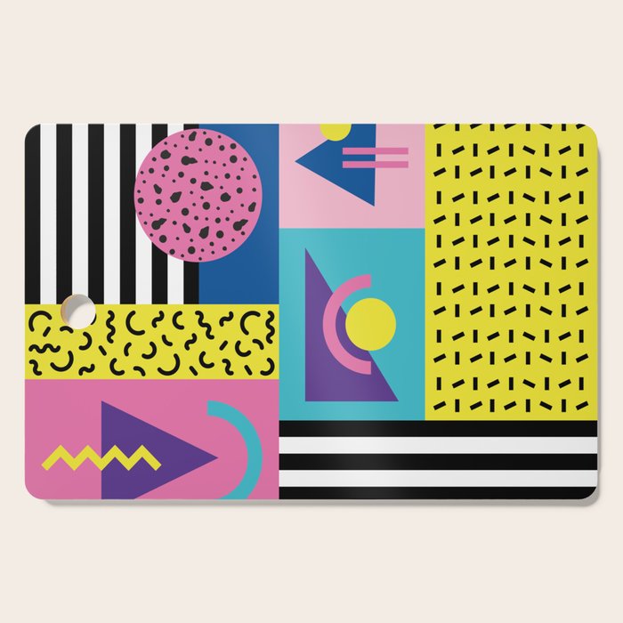 Memphis pattern 53 - 80s / 90s Retro Cutting Board Gallery Image 1
