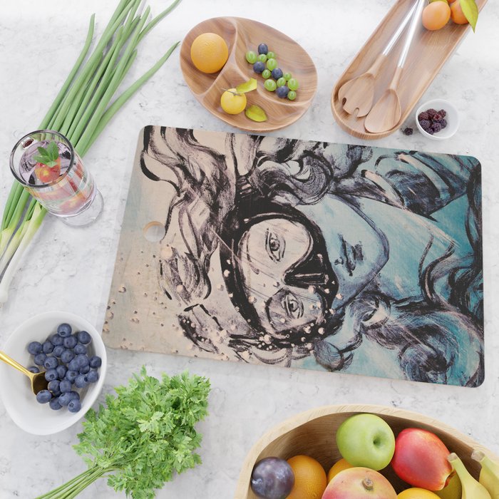 Underwater Birth of Venus Cutting Board Gallery Image 2