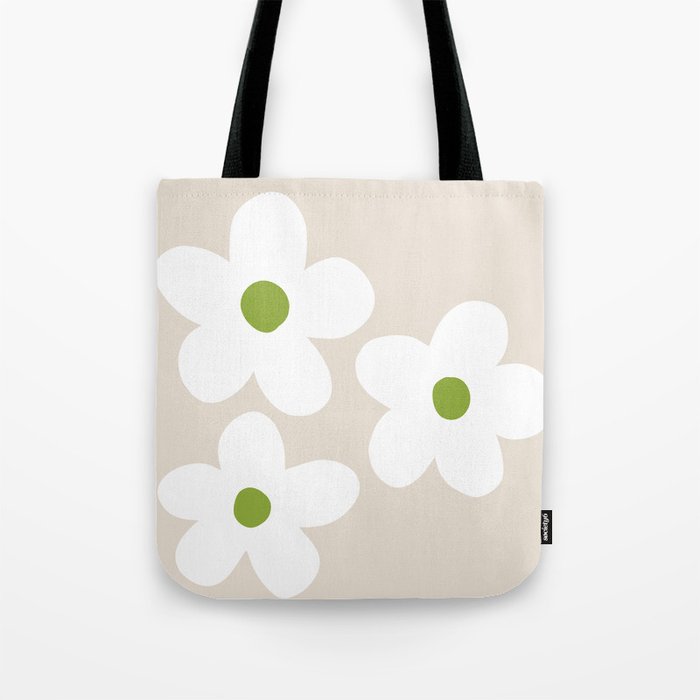 big flowers Tote Bag Gallery Image 1