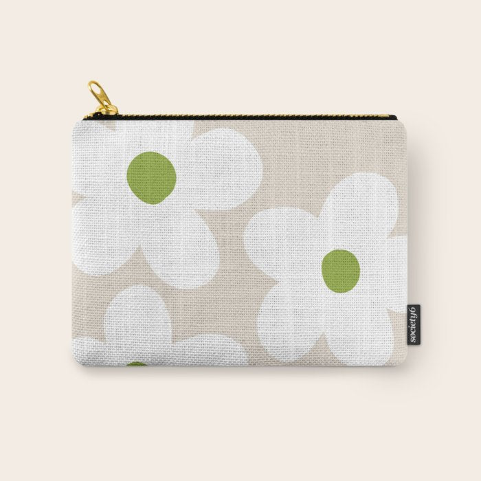 big flowers Carry All Pouch Gallery Image 1