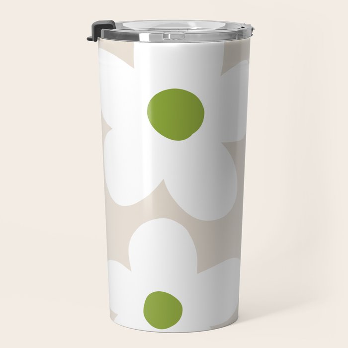 big flowers Travel Mug Gallery Image 3