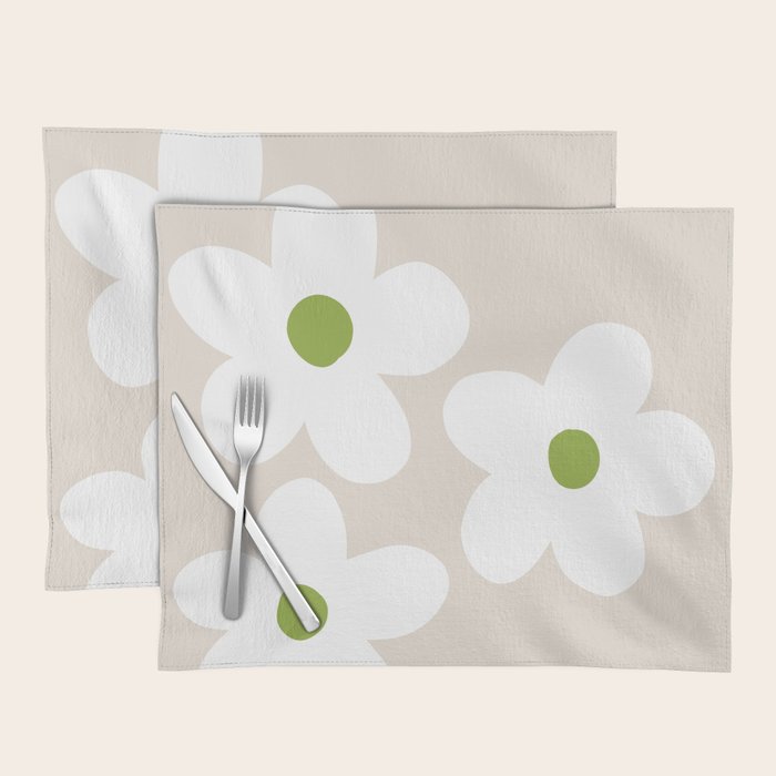 big flowers Placemat Gallery Image 1