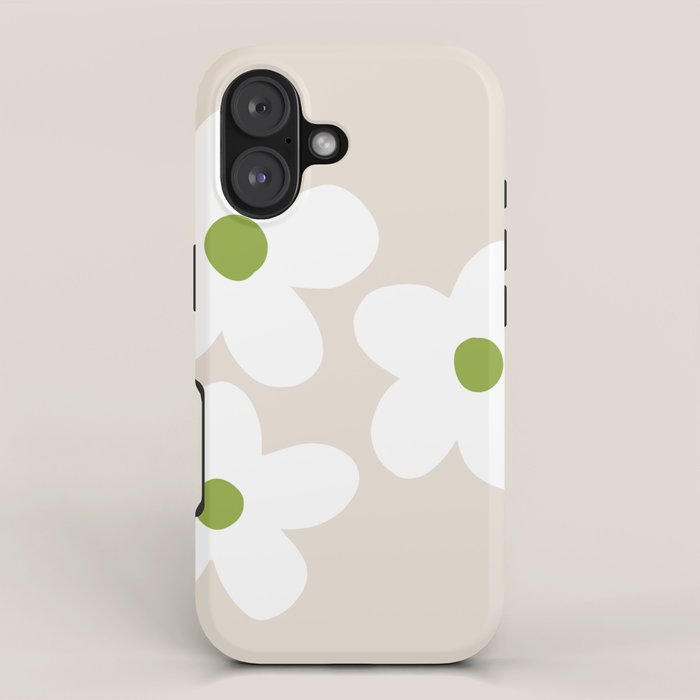 big flowers iPhone Case Gallery Image 1
