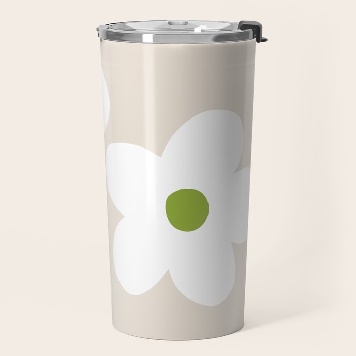 big flowers Travel Mug Gallery Image 2