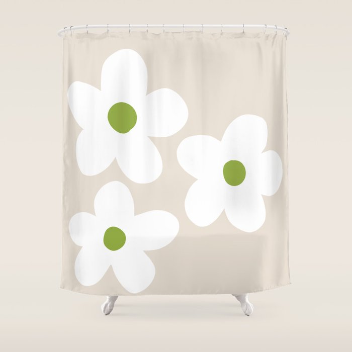 big flowers Shower Curtain Gallery Image 1