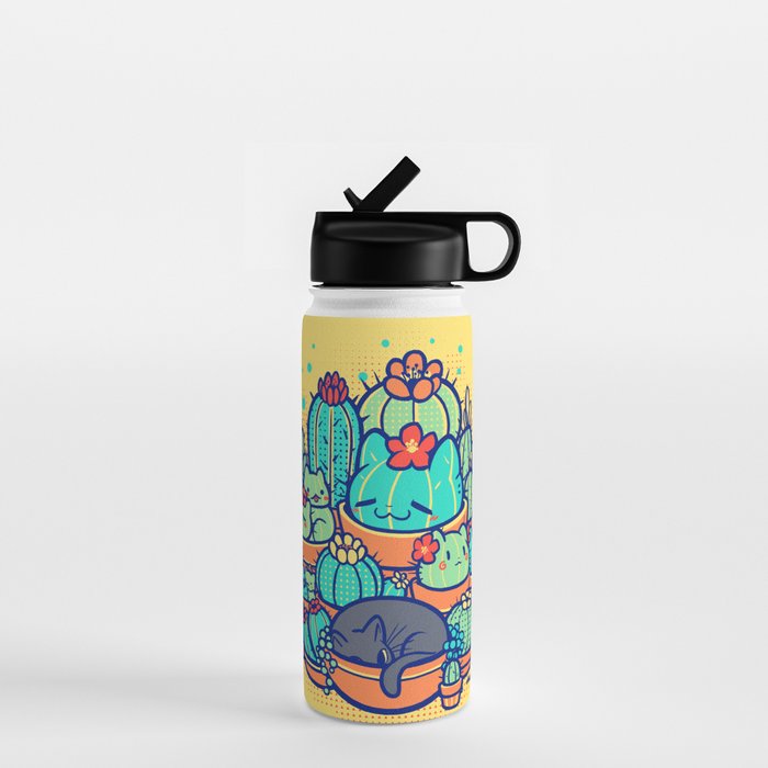 Catcus Patch Water Bottle Gallery Image 1