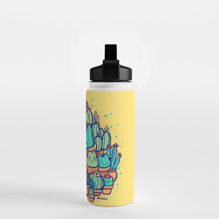 Catcus Patch Water Bottle Gallery Image 2