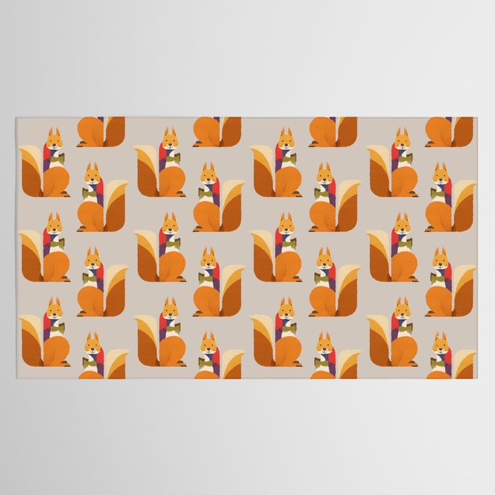 Red Squirrel Tablecloth Gallery Image 2