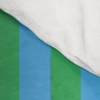 Green Blue Stripe - Joy Of Together Comforter Gallery Image 4