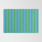 Green Blue Stripe - Joy Of Together Rug Gallery Image 2