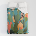 Cactus and  Birds 2 Duvet Cover Gallery Image 6