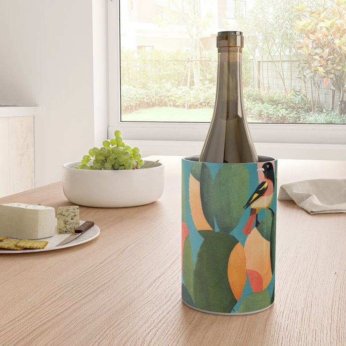 Cactus and  Birds 2 Wine Chiller Gallery Image 4