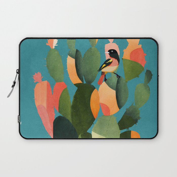 Cactus and  Birds 2 Laptop Sleeve Gallery Image 1