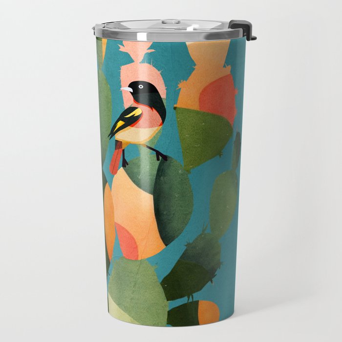 Cactus and  Birds 2 Travel Mug Gallery Image 2