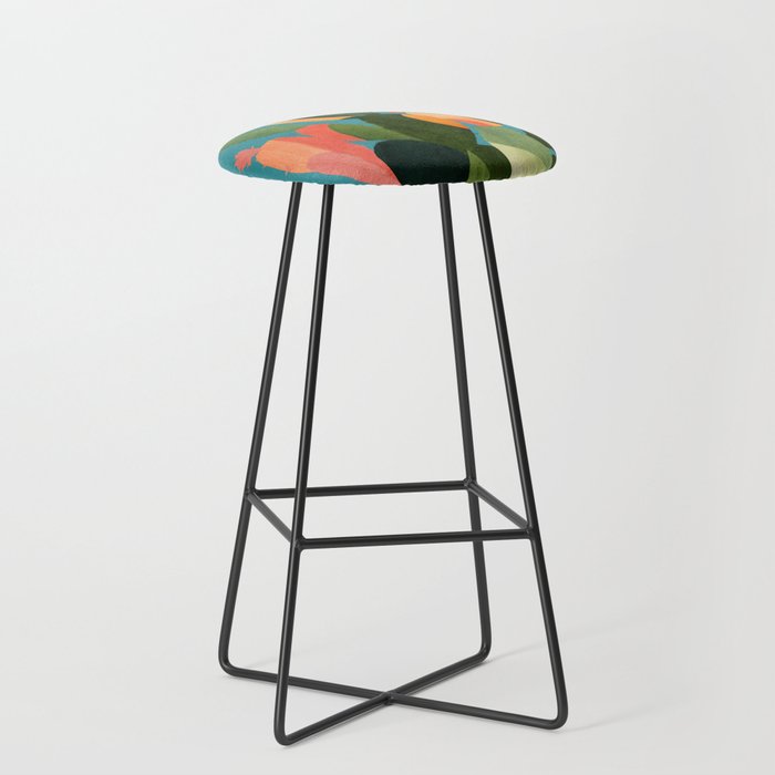 Cactus and  Birds 2 Stool Gallery Image 1