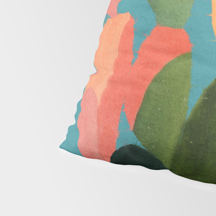 Cactus and  Birds 2 Pillow Sham Gallery Image 4