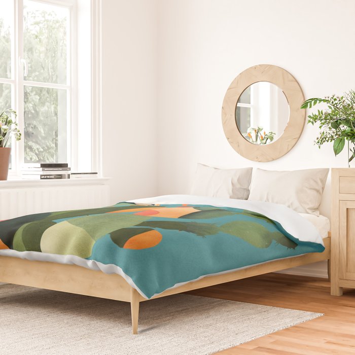 Cactus and  Birds 2 Duvet Cover Gallery Image 2