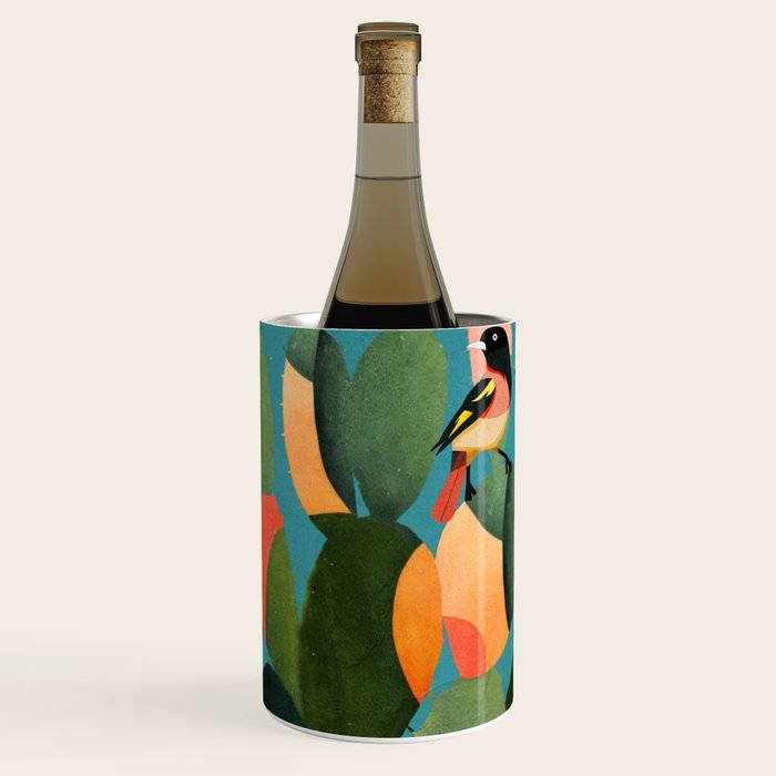 Cactus and  Birds 2 Wine Chiller Gallery Image 1