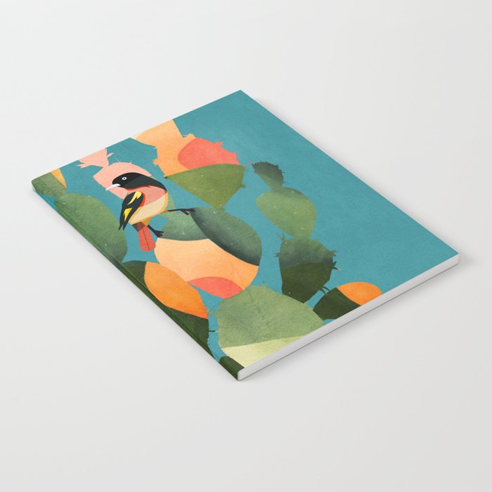 Cactus and  Birds 2 Notebook Gallery Image 1
