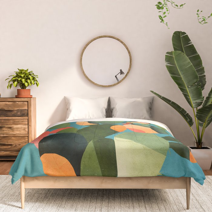 Cactus and  Birds 2 Comforter Gallery Image 3