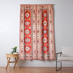 Red Divine Vines Window Curtain Gallery Image 5