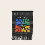 Nature Leaf Cutouts II: Night Edition | Mid-Century Henri Matisse Series Wall Hanging Gallery Image 1