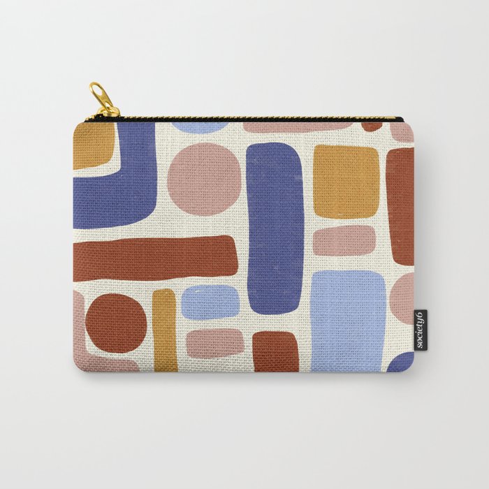 Abstract No.8 Carry All Pouch Gallery Image 1