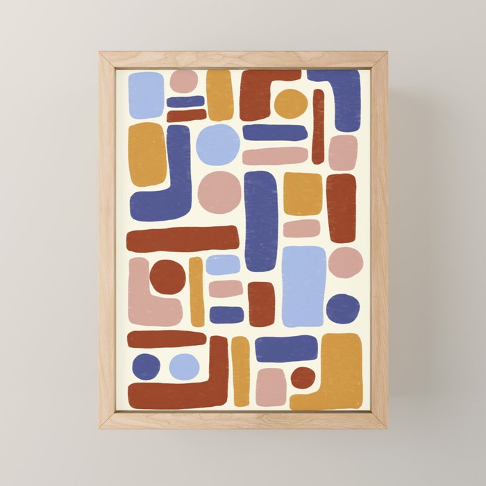 Abstract No.8 Mini Art Print Gallery Image 1