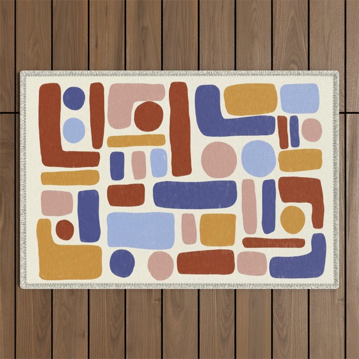 Abstract No.8 Outdoor Rug Gallery Image 1