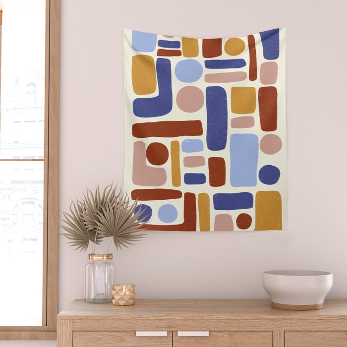 Abstract No.8 Wall Tapestry Gallery Image 2