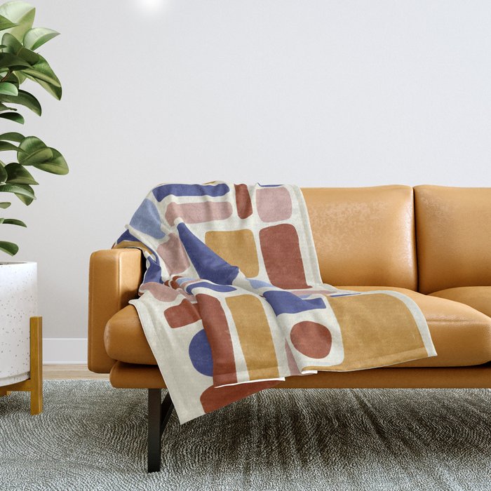Abstract No.8 Throw Blanket Gallery Image 1