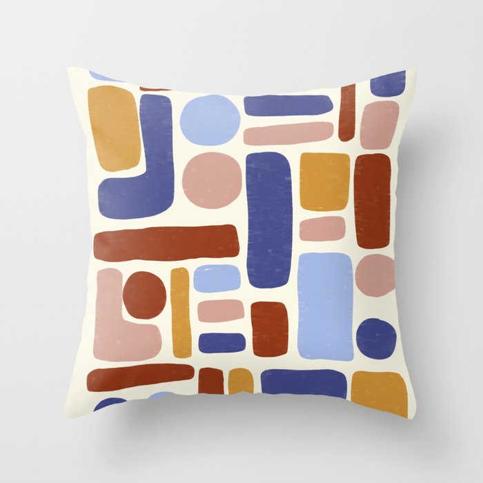 Abstract No.8 Throw Pillow Gallery Image 6