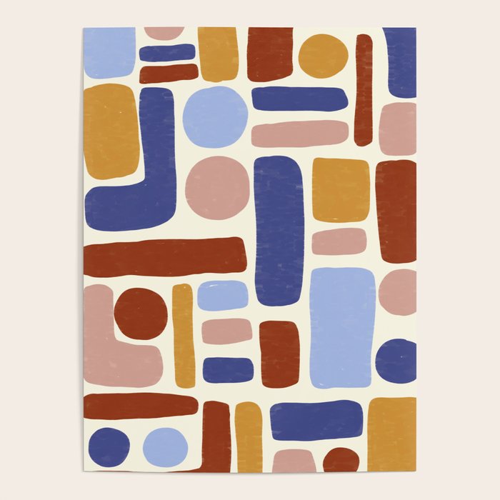 Abstract No.8 Poster Gallery Image 1