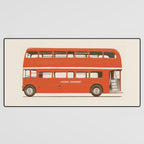Double-Decker London Bus Desk Mat Gallery Image 3