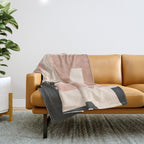 Minimal Abstract Art 53 Throw Blanket Gallery Image 1