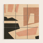 Minimal Abstract Art 53 Wood Wall Art Gallery Image 1