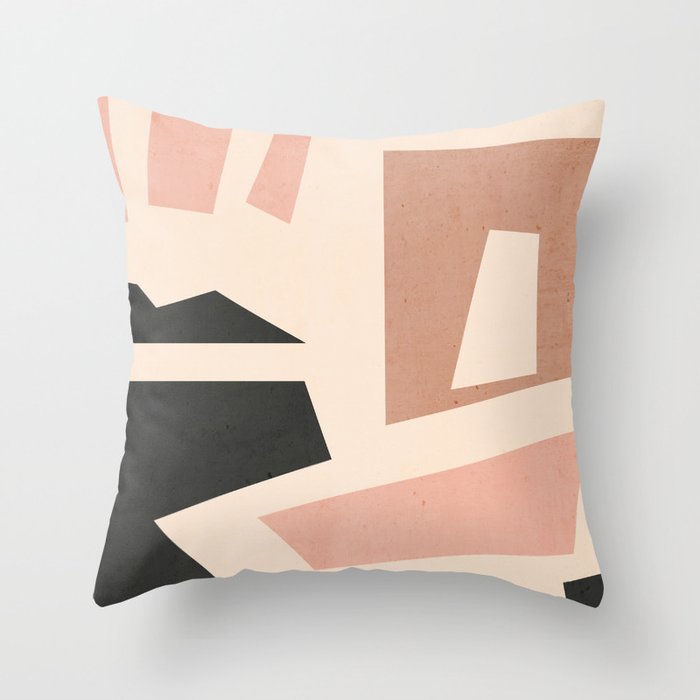 Minimal Abstract Art 53 Throw Pillow Gallery Image 6