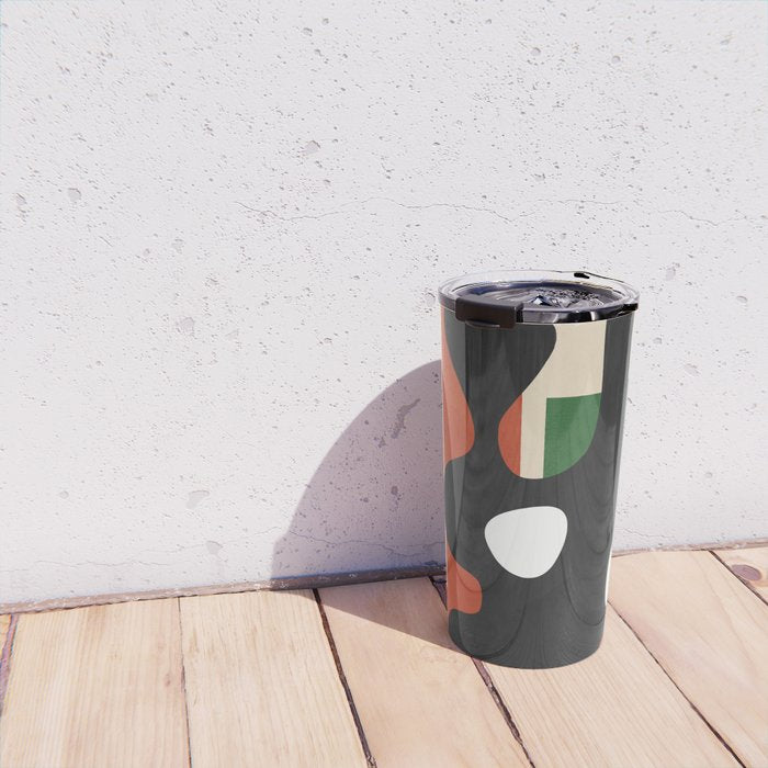 Abstract Art Vase 17 Travel Mug Gallery Image 4