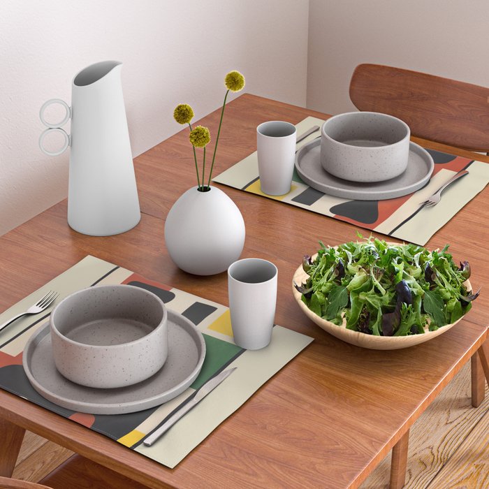 Abstract Art Vase 17 Placemat Gallery Image 2