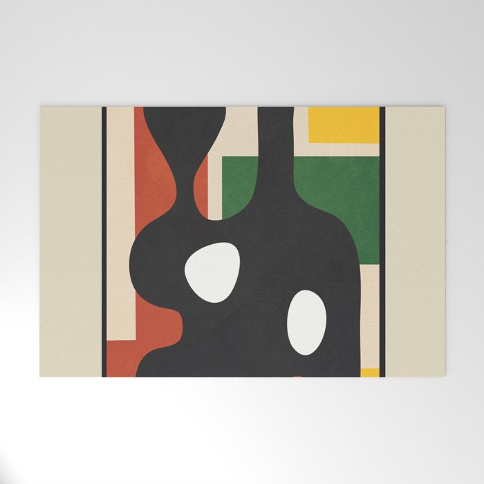 Abstract Art Vase 17 Welcome Mat Gallery Image 1