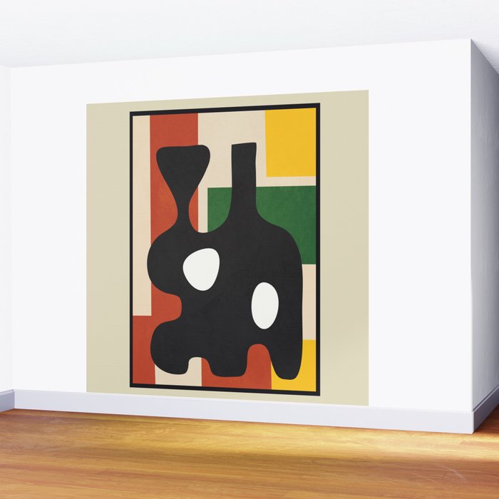 Abstract Art Vase 17 Wall Mural Gallery Image 2