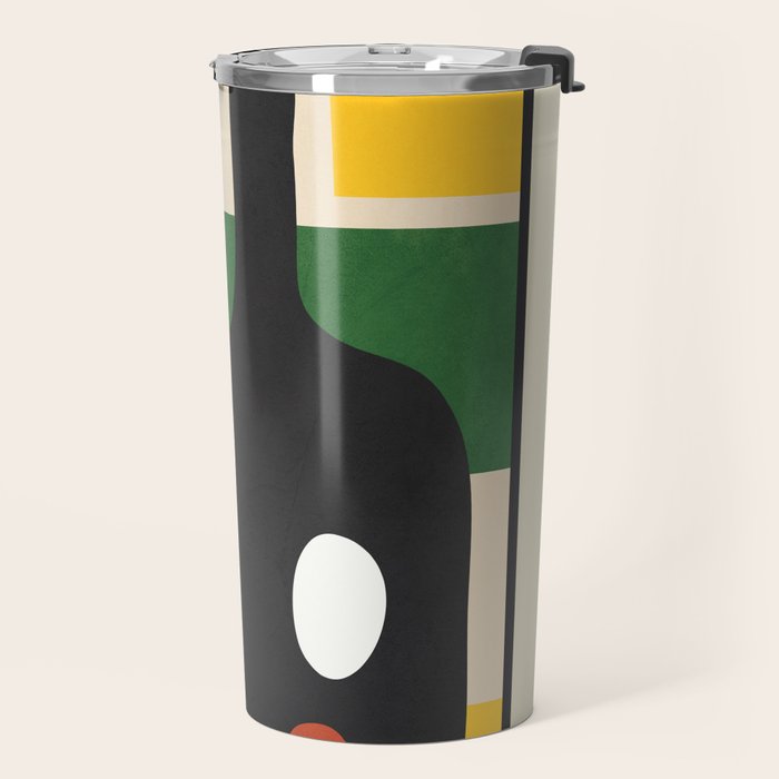 Abstract Art Vase 17 Travel Mug Gallery Image 2